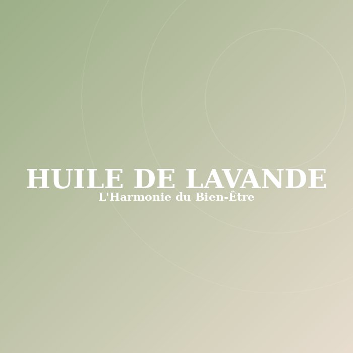 Huile essentielle de lavande L'Harmonie du Bien-Être